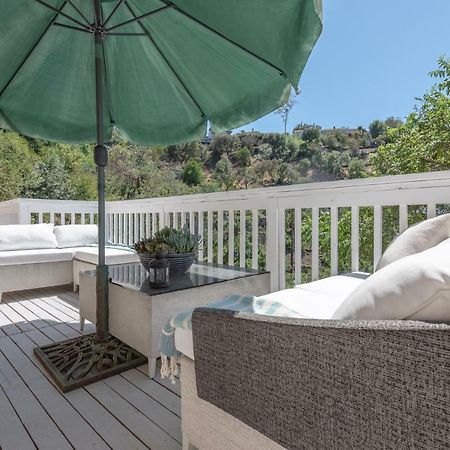 Modern Guest House Nestled In The Hollywood Hills With Huge Deck And Wow Views! 洛杉矶 外观 照片