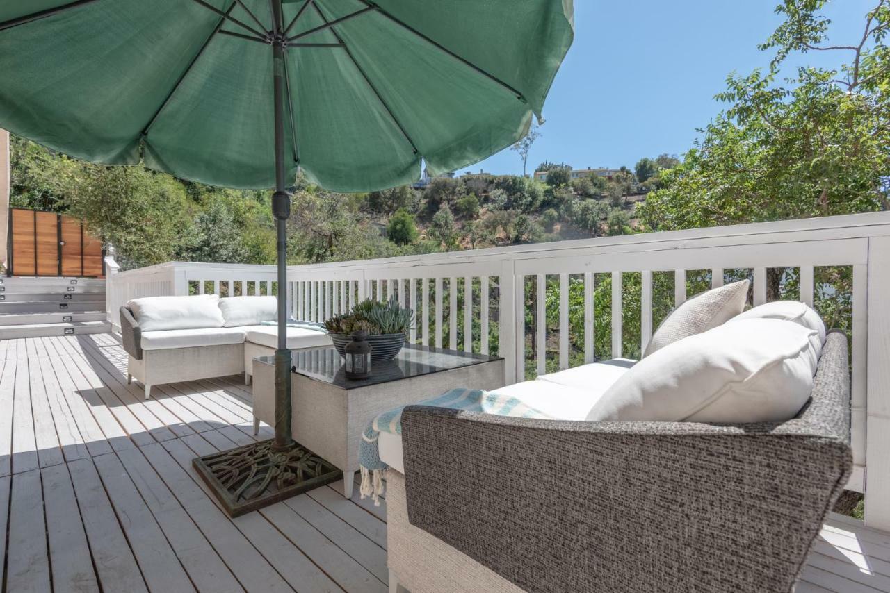 Modern Guest House Nestled In The Hollywood Hills With Huge Deck And Wow Views! 洛杉矶 外观 照片