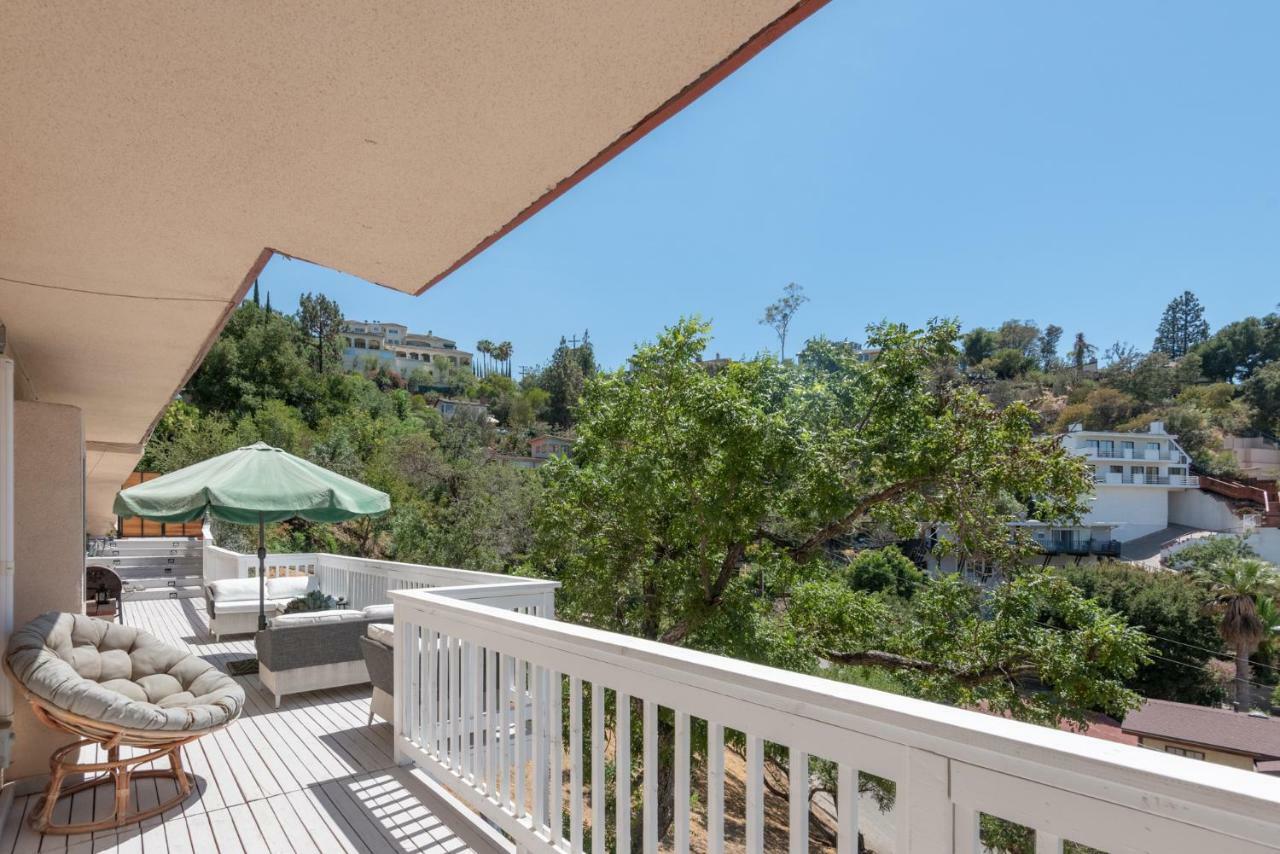 Modern Guest House Nestled In The Hollywood Hills With Huge Deck And Wow Views! 洛杉矶 外观 照片